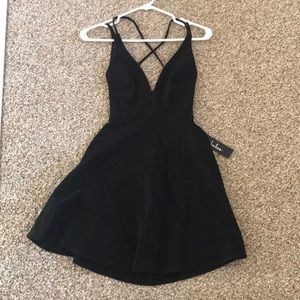 Lulus skater black dress